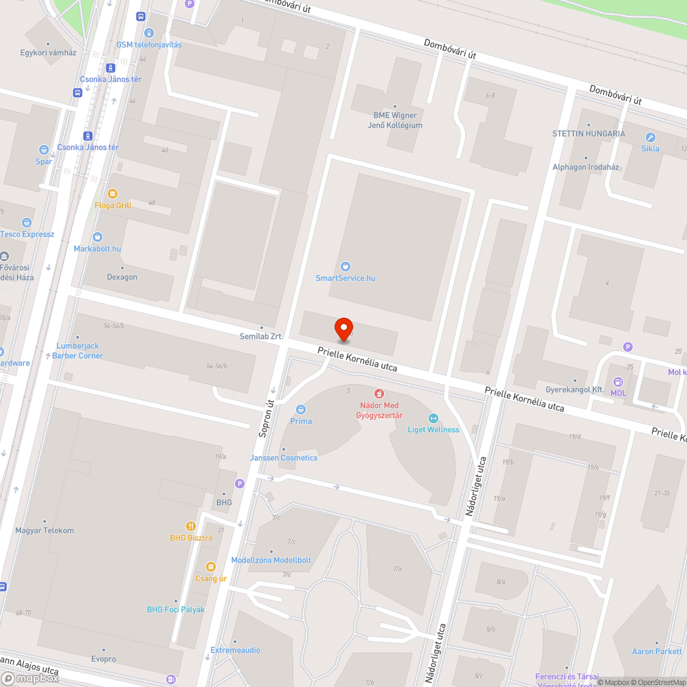 Elparkolt járda bejelentés helye