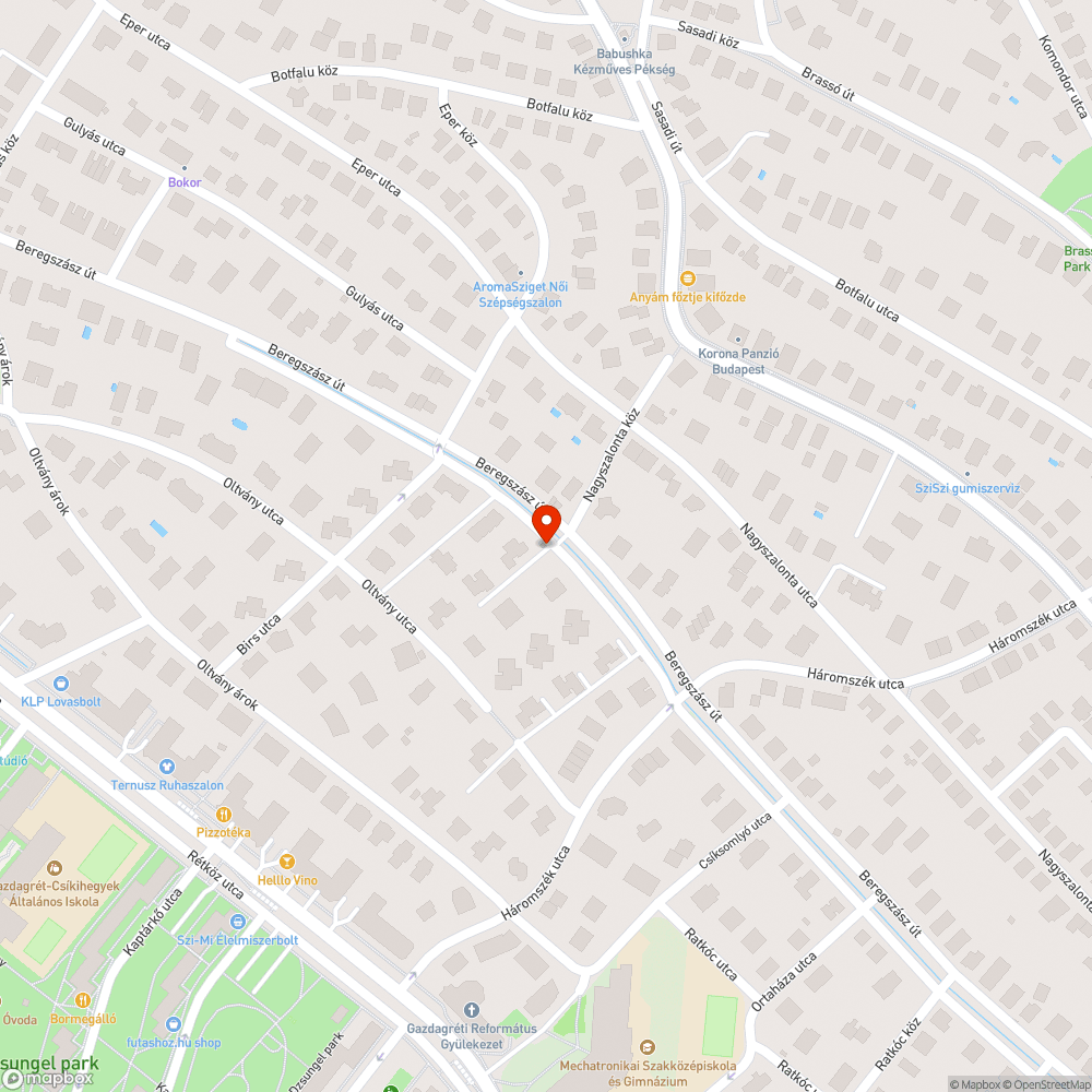 Beszakadt csatornafedél bejelentés helye