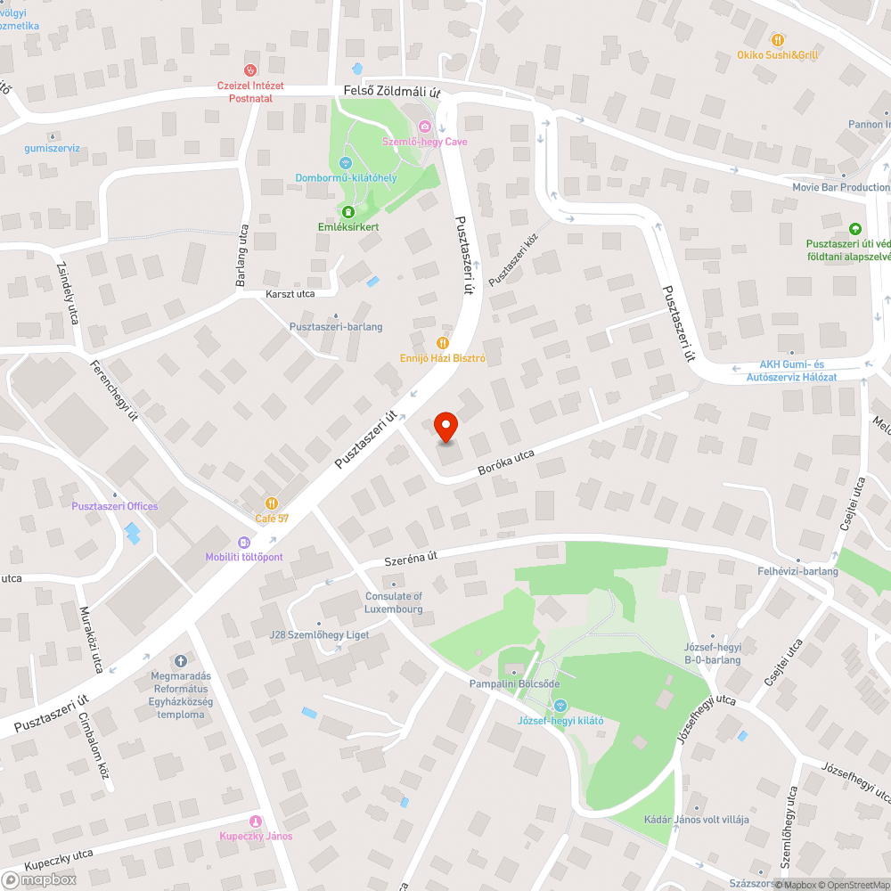 Illegális szemétlerakás az utcán bejelentés helye