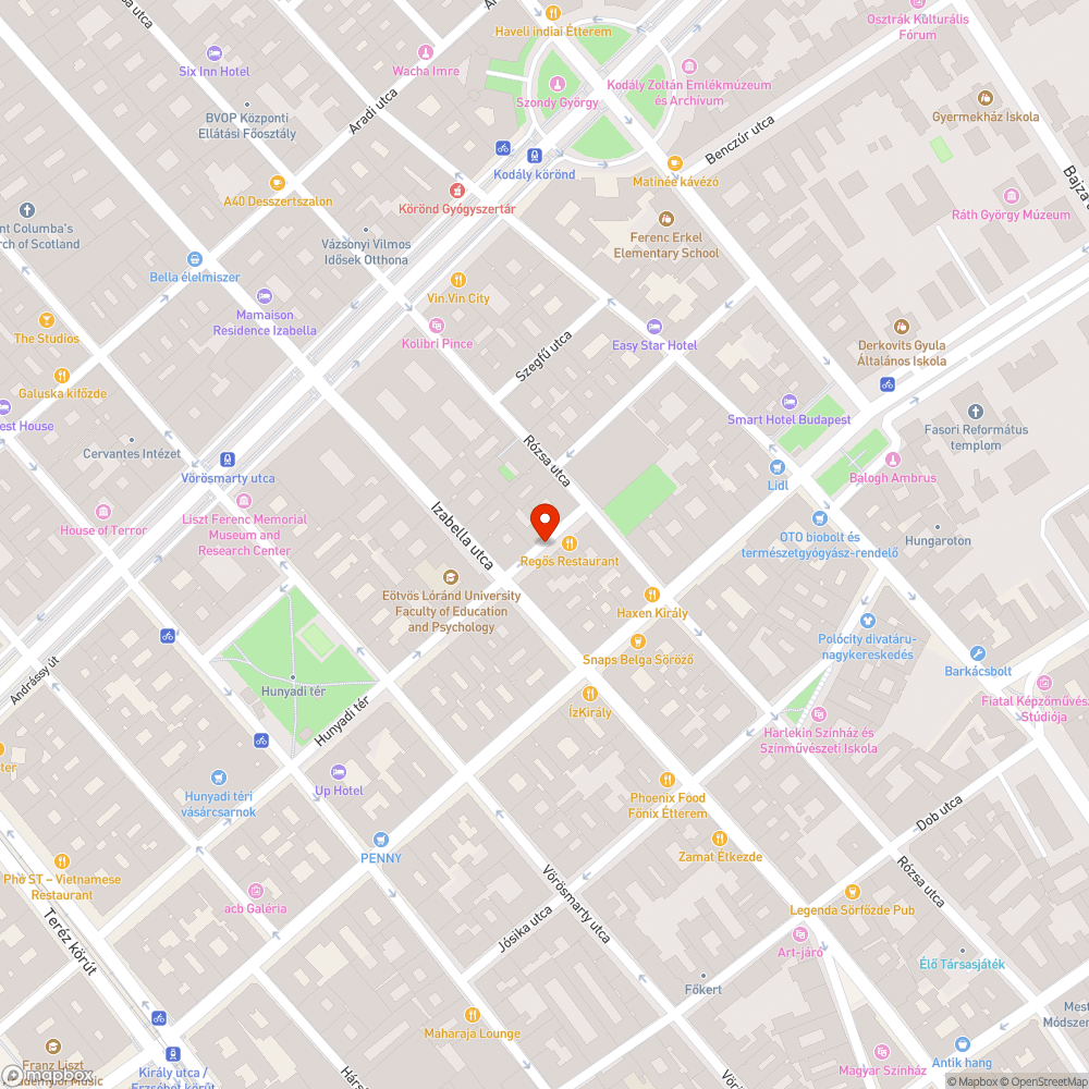 TV bejelentés helye