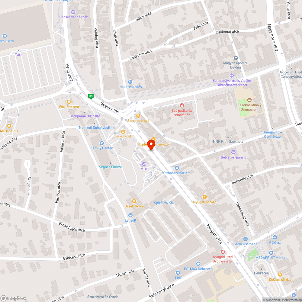 Nem világítanak bejelentés helye