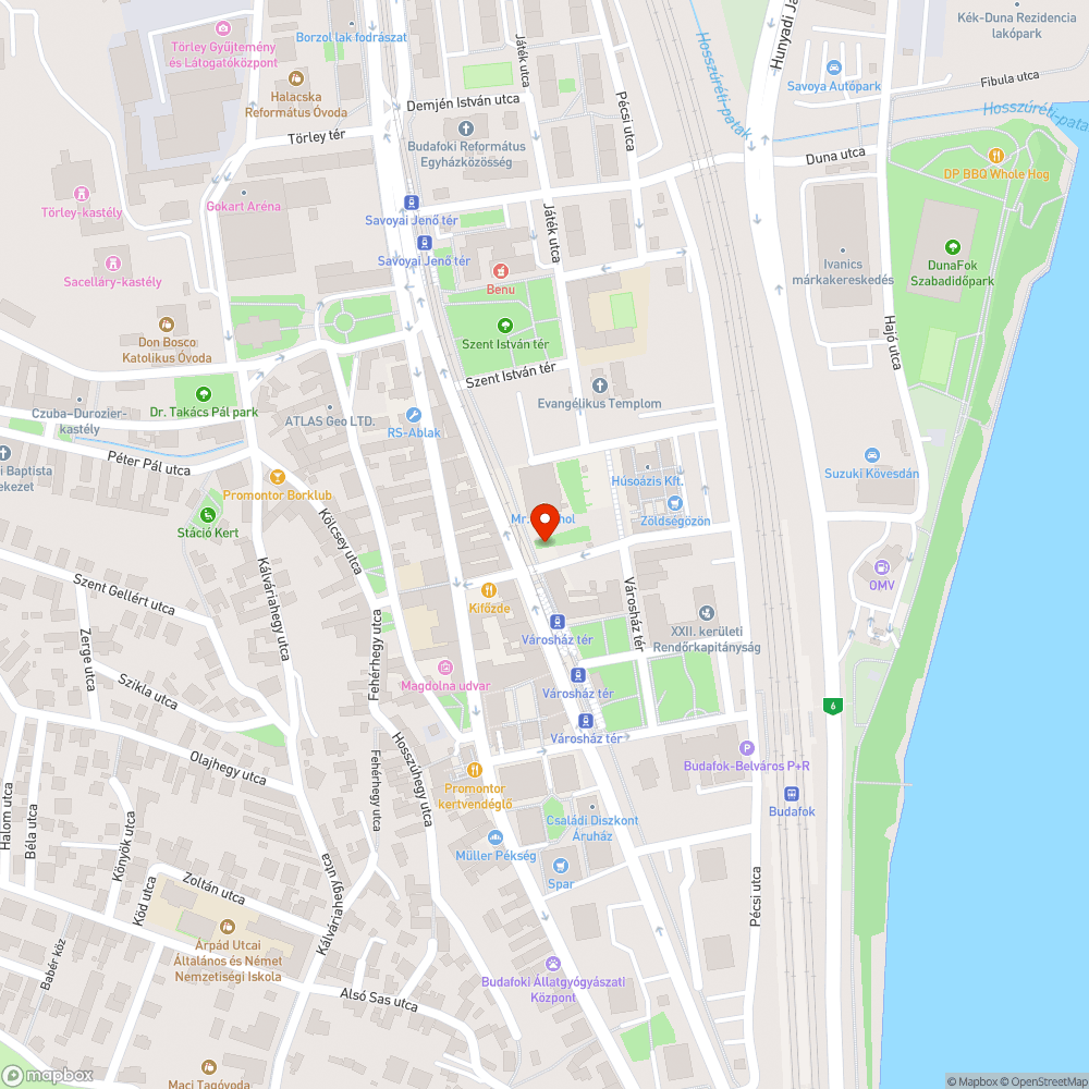 Balesetveszélyes repedések a járdán - Budafokon bejelentés helye