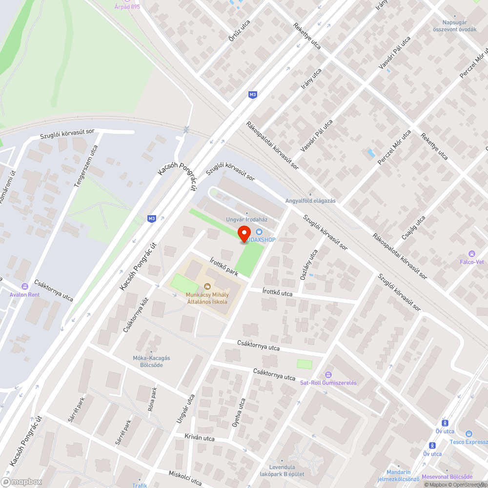 lyuk a park közepén bejelentés helye