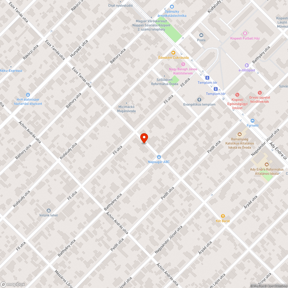 Elhagyott törött autó bejelentés helye