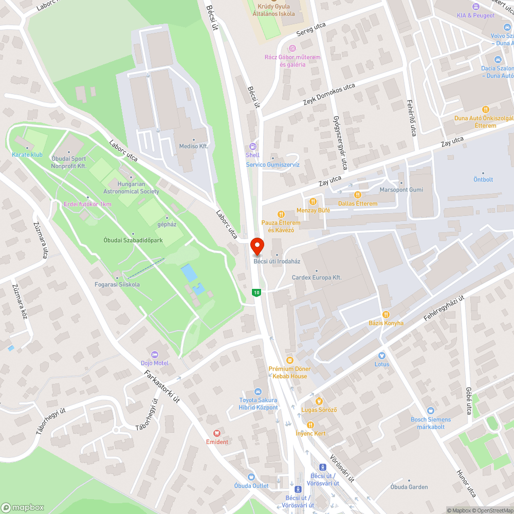 Tábla szétesett bejelentés helye