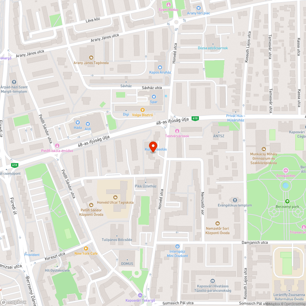 Közterületen lévő szemetes kukák bejelentés helye