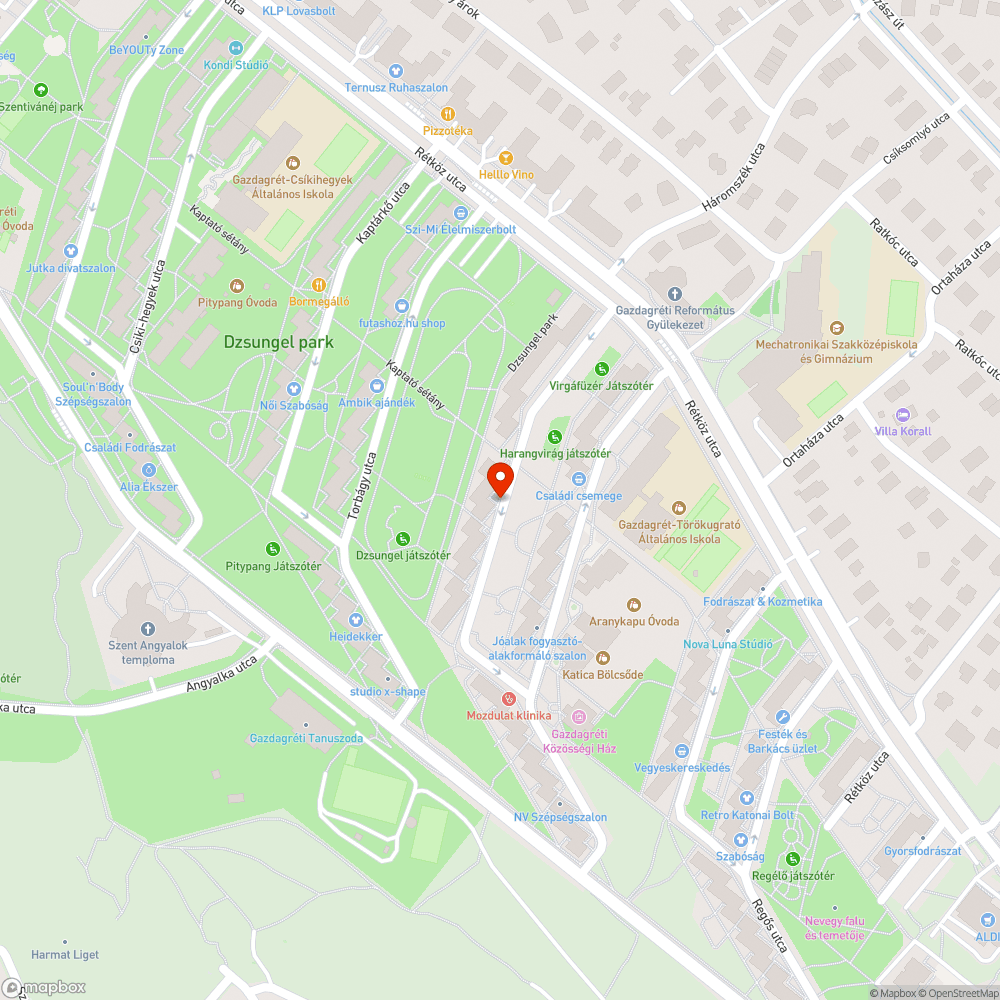 Elhagyott Rover bejelentés helye