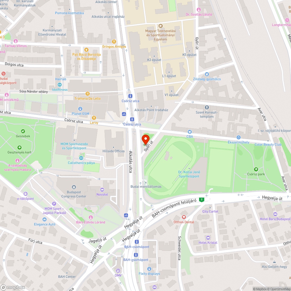 Beszakadt Telekom akna bejelentés helye