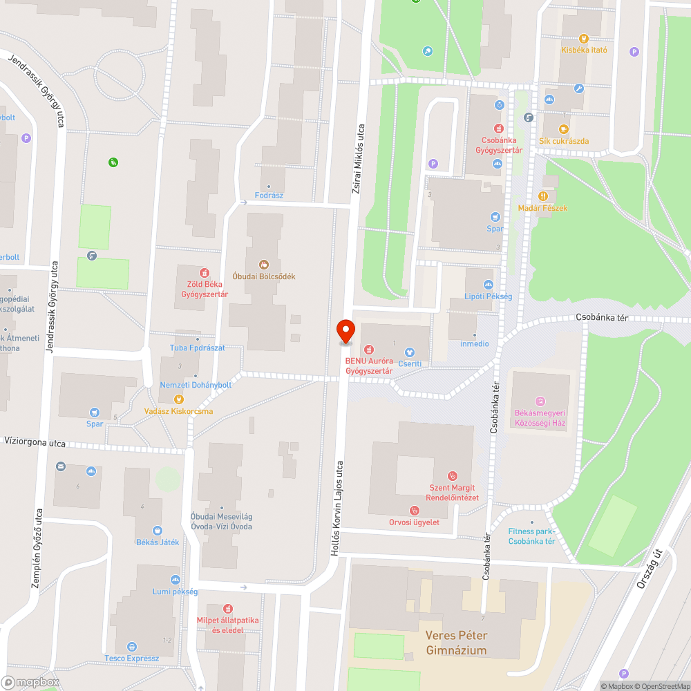 Kiégett lámpa bejelentés helye