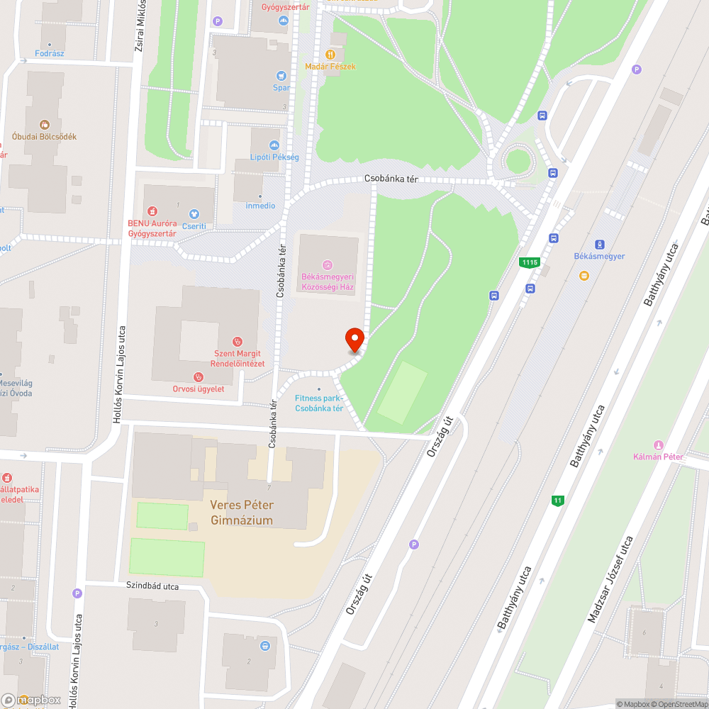 Kiégett a lámpa bejelentés helye