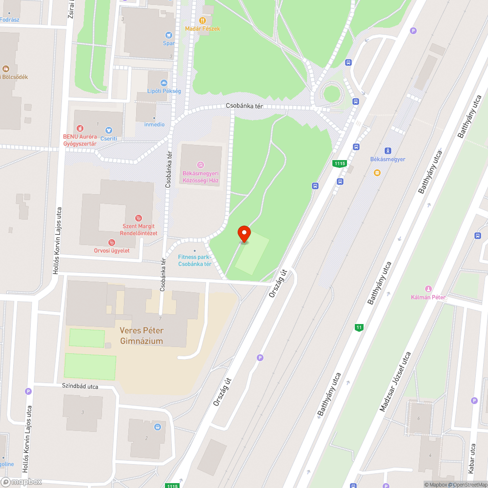 Kiégett a lámpa bejelentés helye