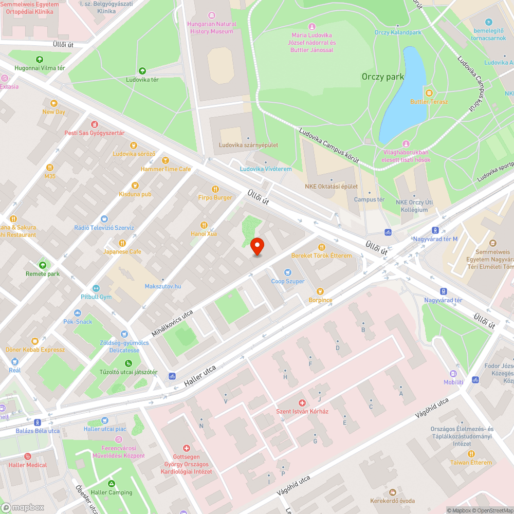 Középen hiányos közmű fedlap bejelentés helye