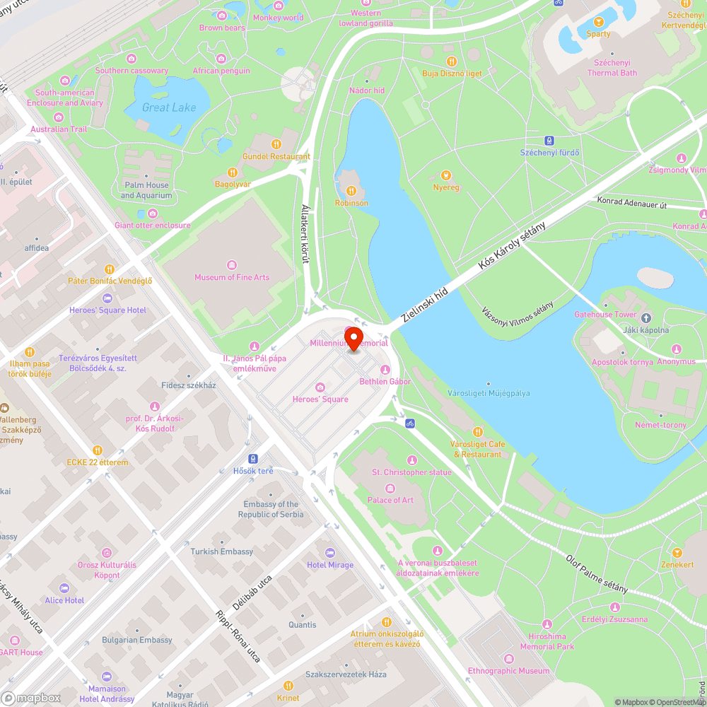 Márványtábla kiszakadva bejelentés helye