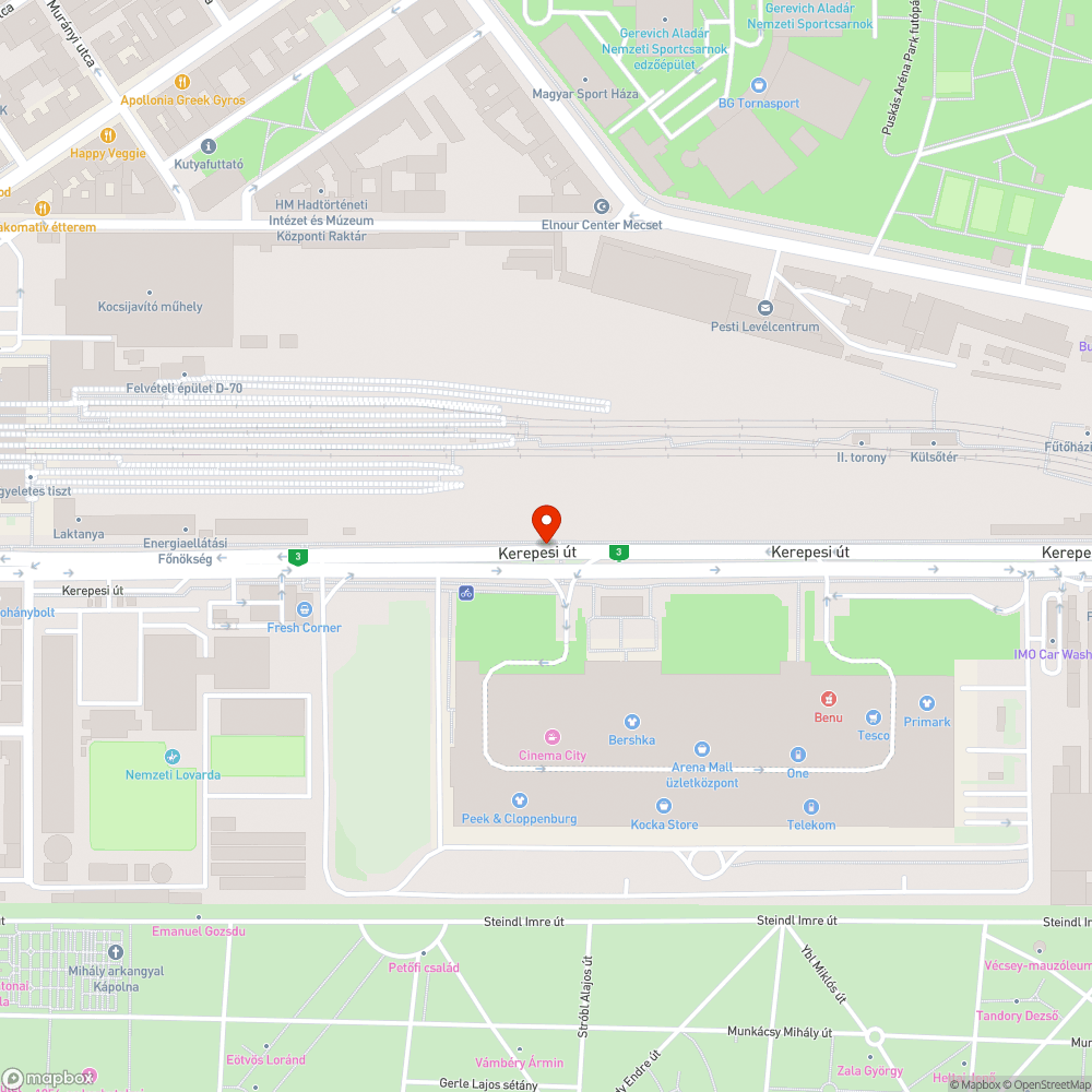 Átrozsdásodott oszlop bejelentés helye