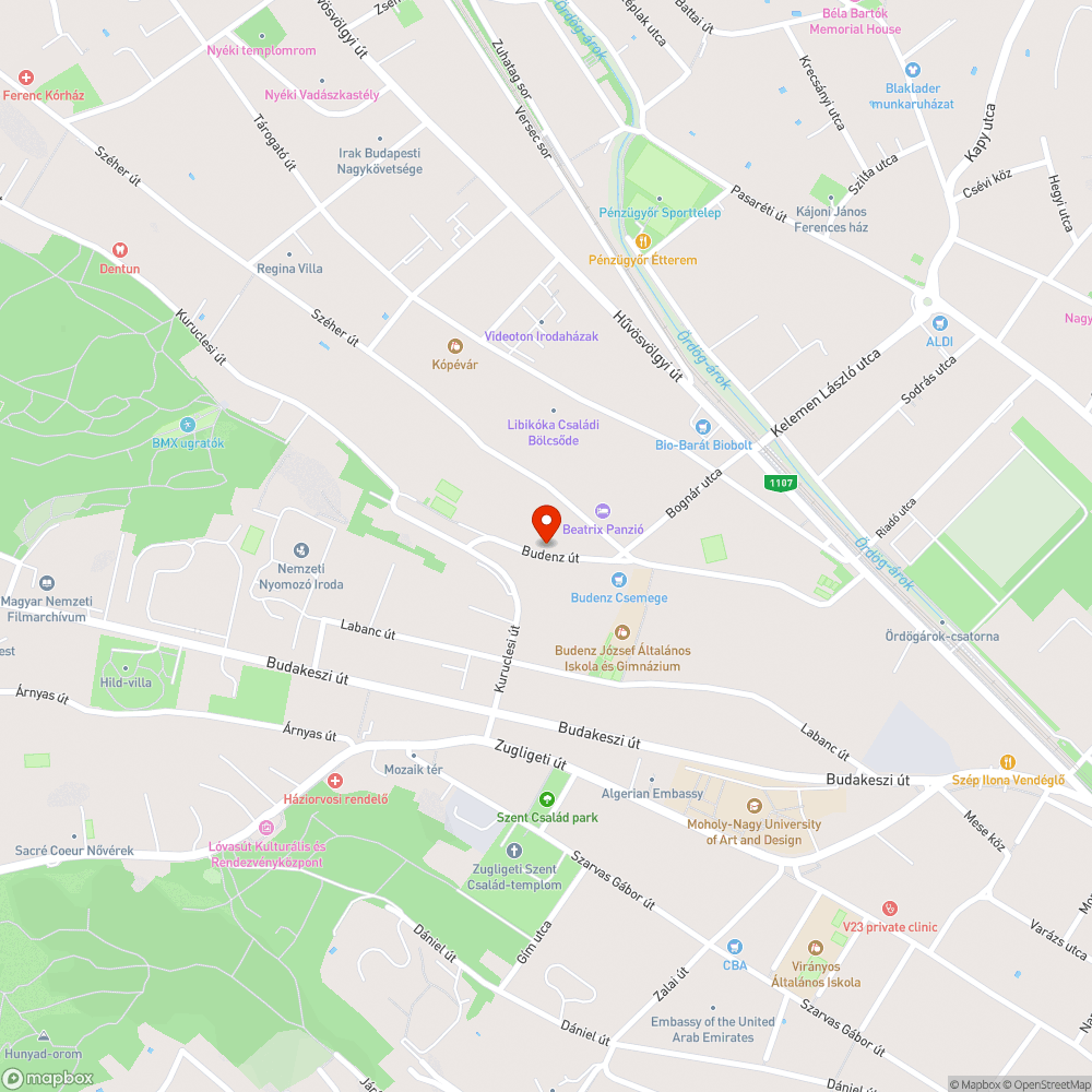 Elhagyott roncsautó bejelentés helye