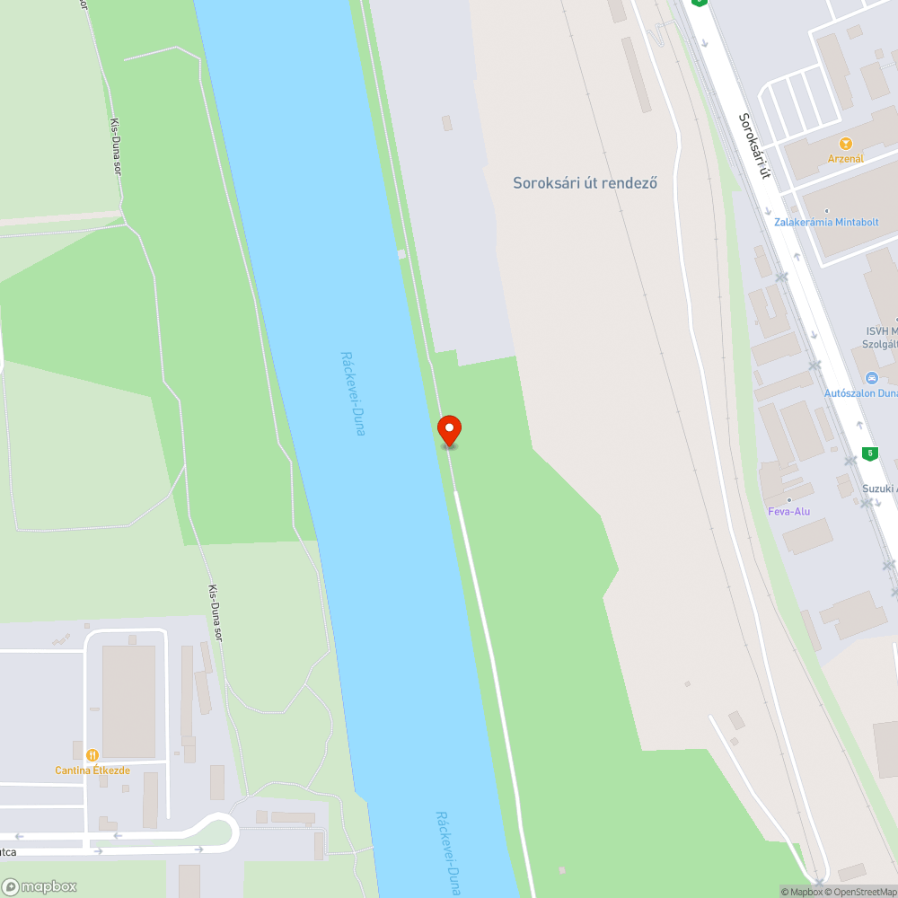 eldobált szemét a Duna-parton bejelentés helye