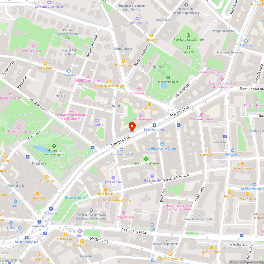 Parkolás a megállóban bejelentés helye