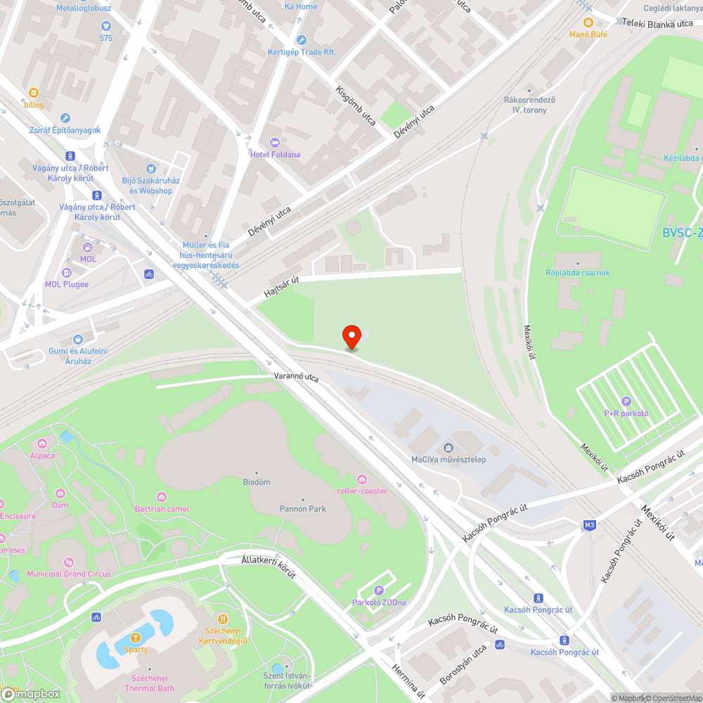 Új szeméthalmok a Hajtsár úton bejelentés helye