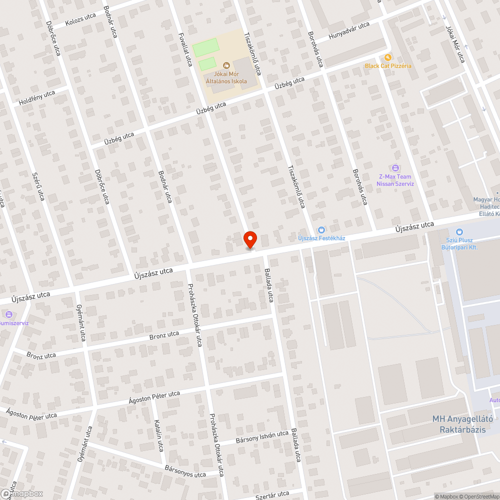 Szék bejelentés helye