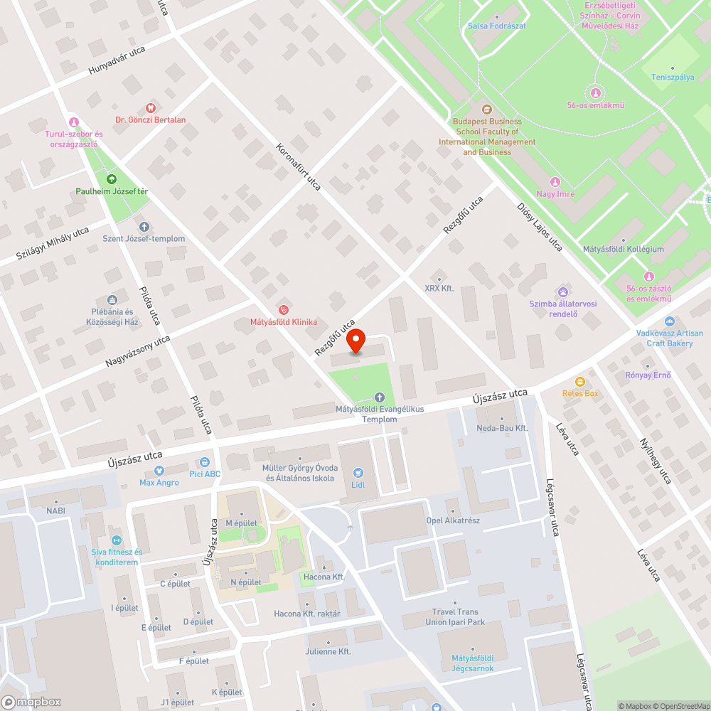 Eltűnt kuka bejelentés helye