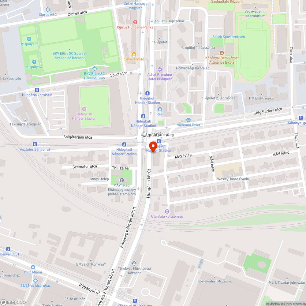 Rosszul beállított kerékpáros közlekedési lámpa bejelentés helye