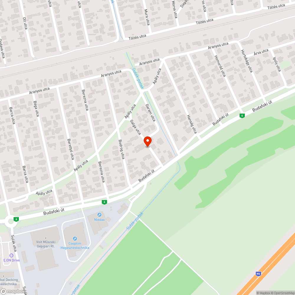 Kátyúk az utcában bejelentés helye