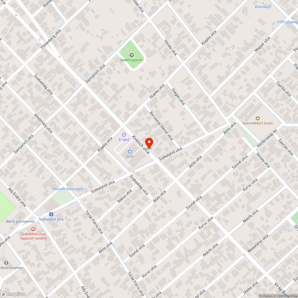 Sérült beton villanyoszlop bejelentés helye