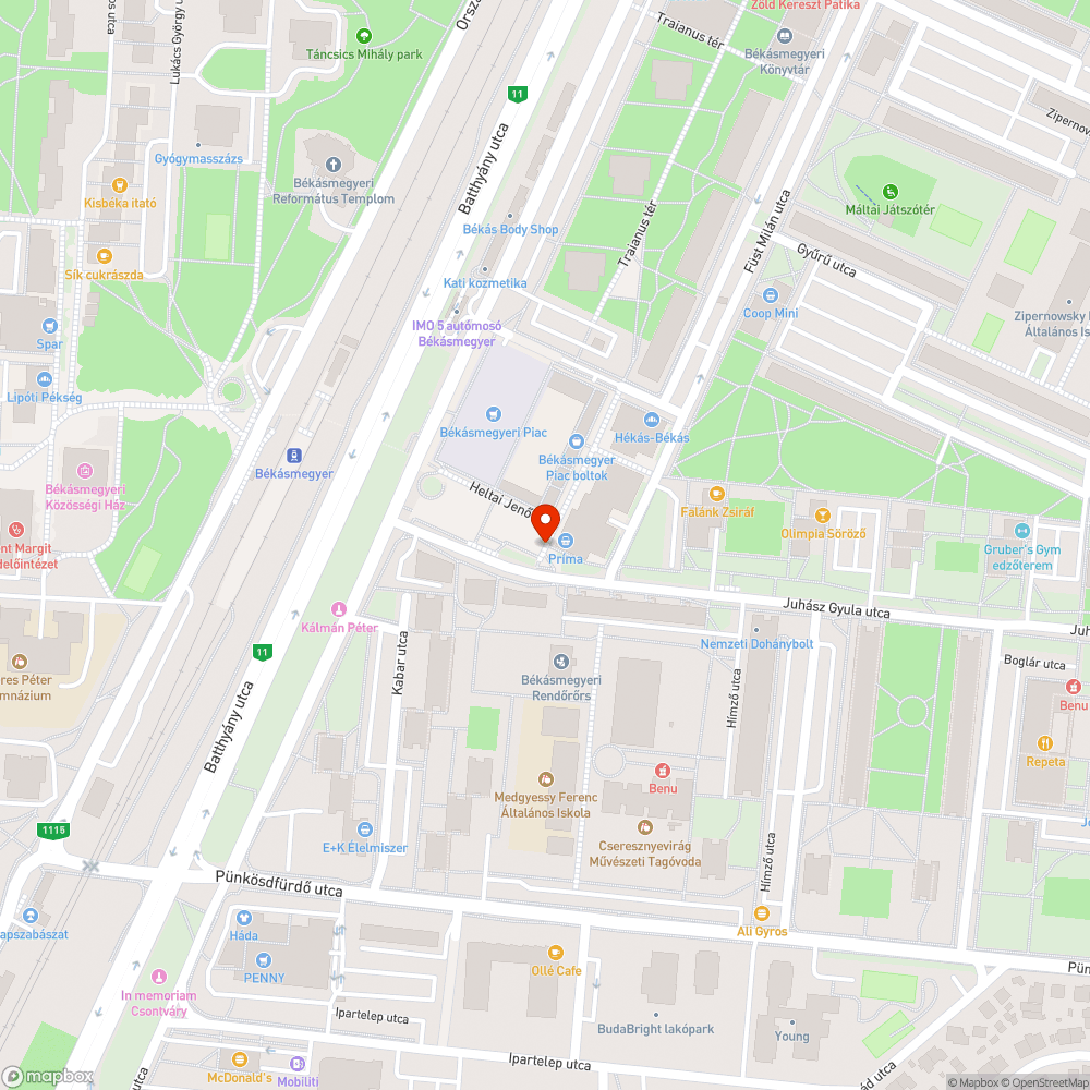 Pocsolya bejelentés helye