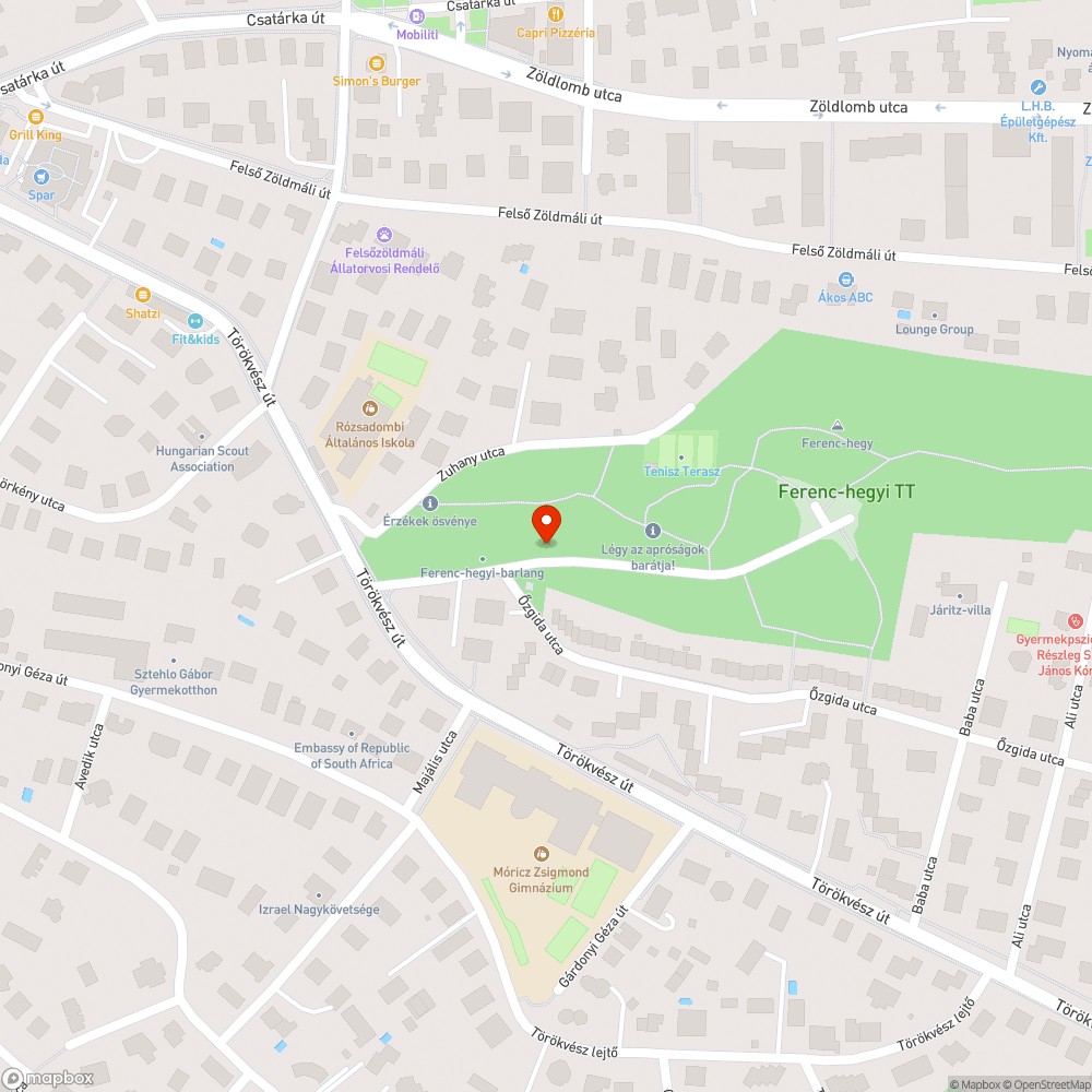 Elhagyott szemét bejelentés helye