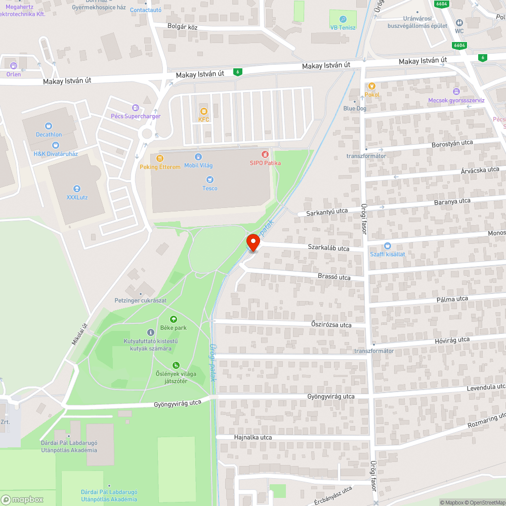 Rossz minőségű járhatatlan utca bejelentés helye