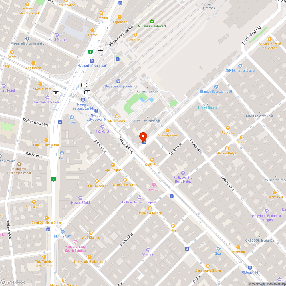 Üres fahely bejelentés helye