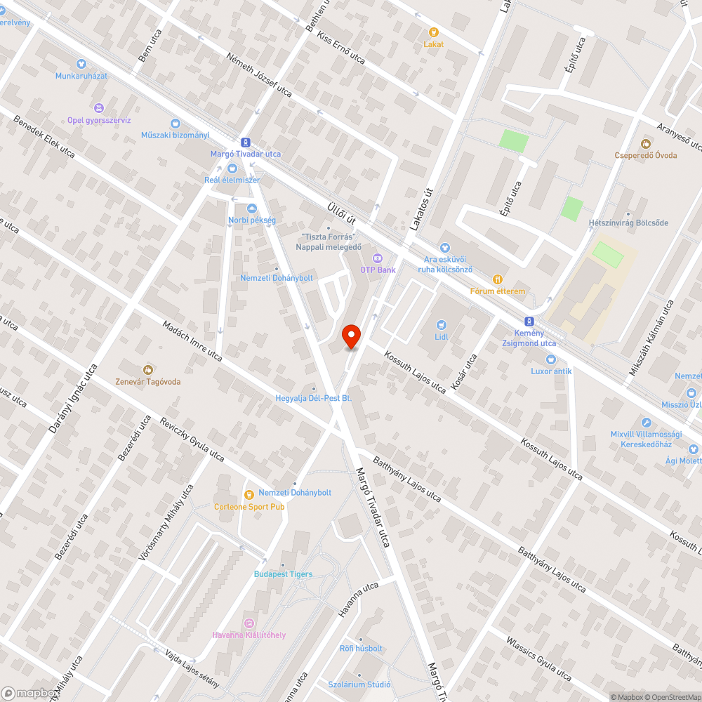 Hiányzó kiegészítő tábla bejelentés helye