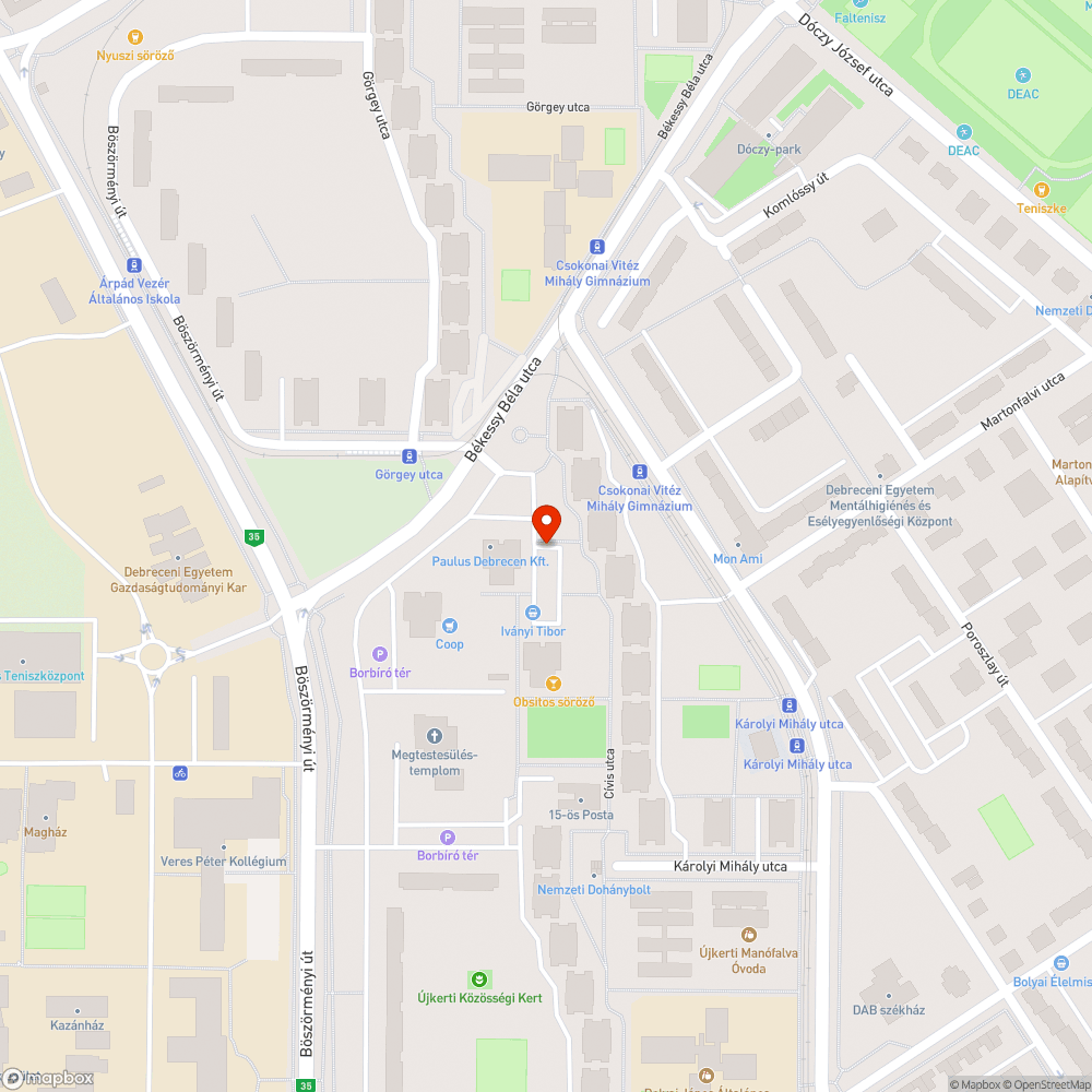 Áll az esővíz a parkolóban bejelentés helye