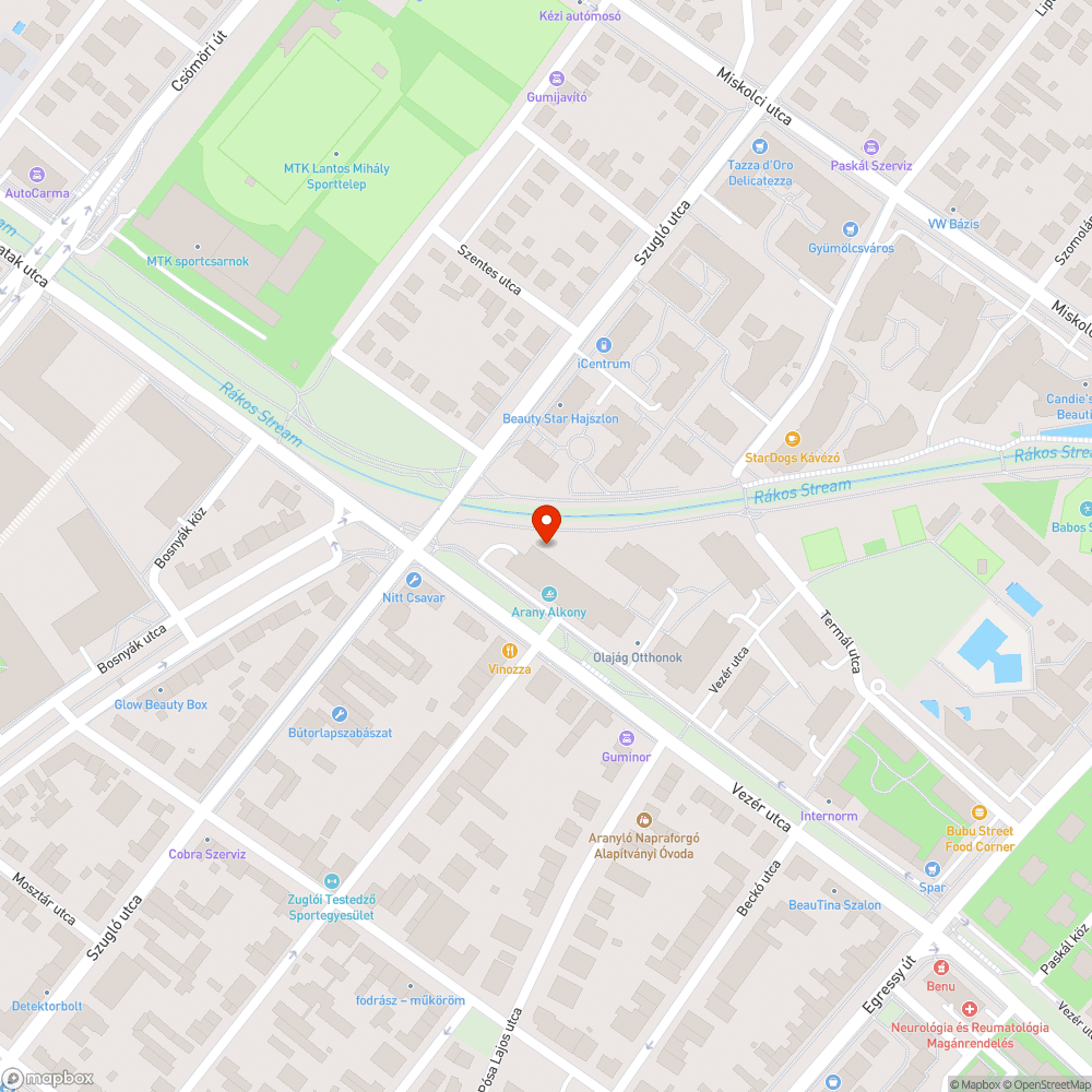 Kitört fa bejelentés helye