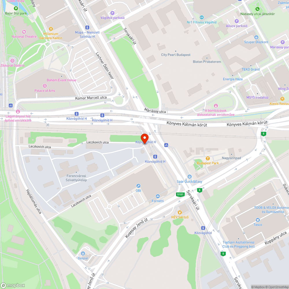 Szemetes a Közvágóhíd bejelentés helye