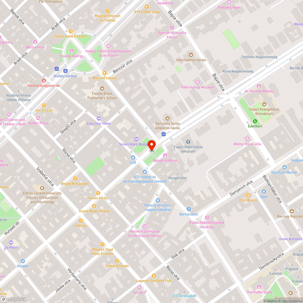 Koszos fülke bejelentés helye