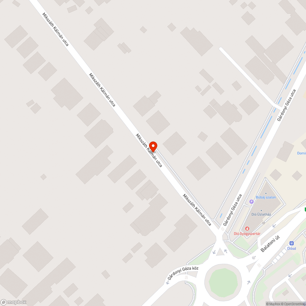 Mély kátyú az úton bejelentés helye