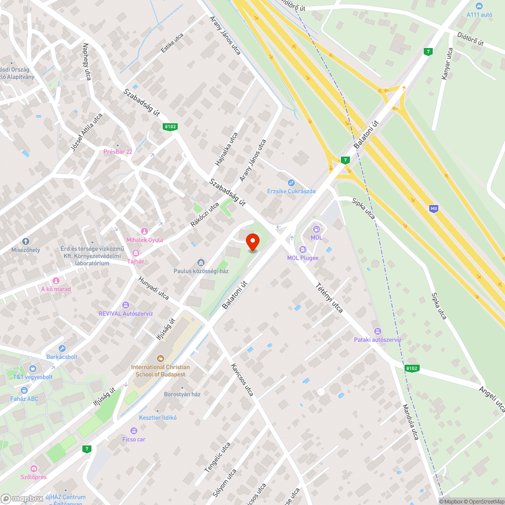 Hiányos védőkorlát bejelentés helye