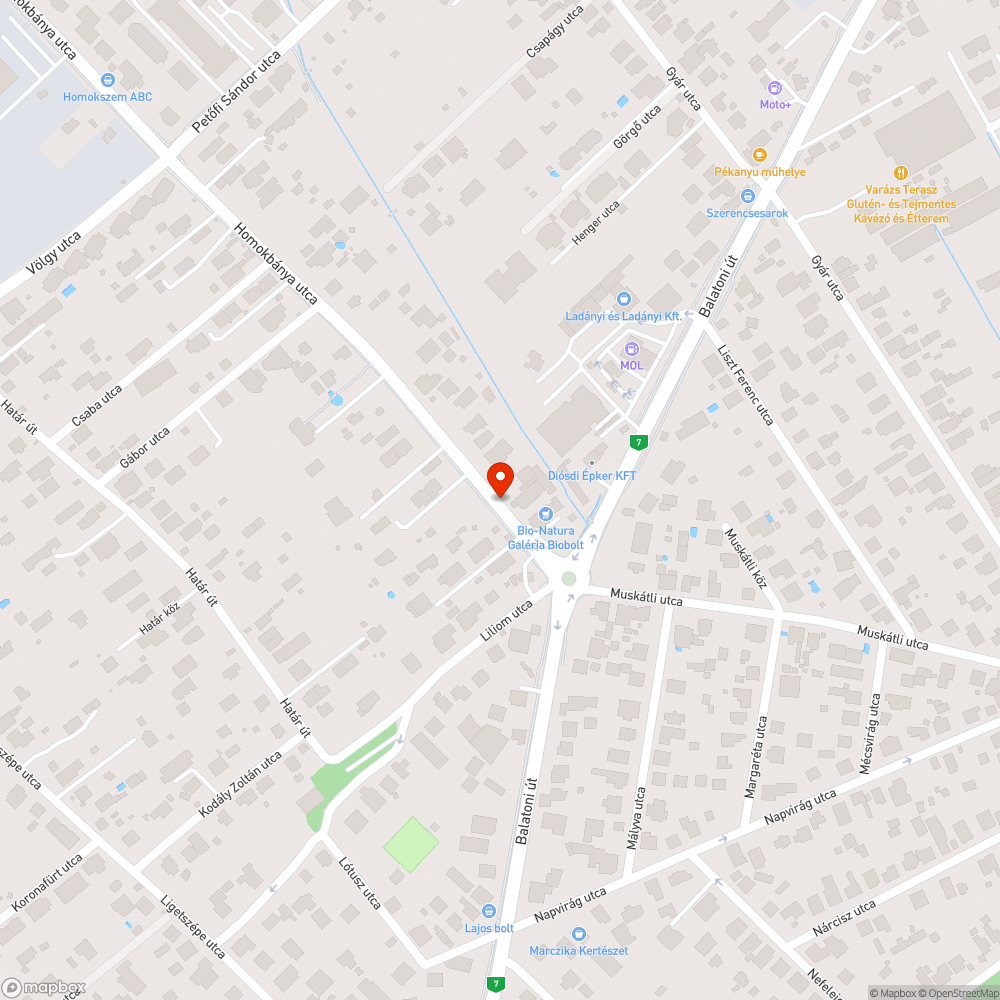 Kidőlő tábla bejelentés helye