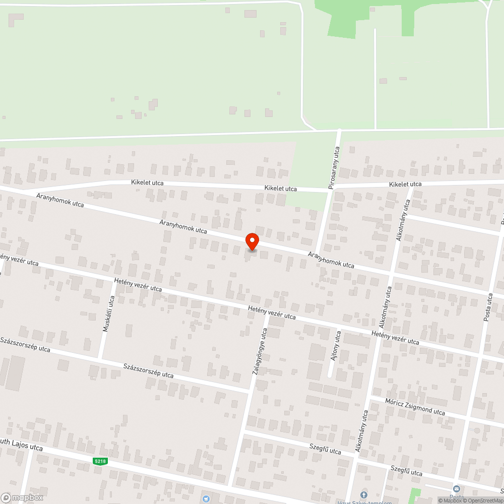 Járhatatlan utca bejelentés helye