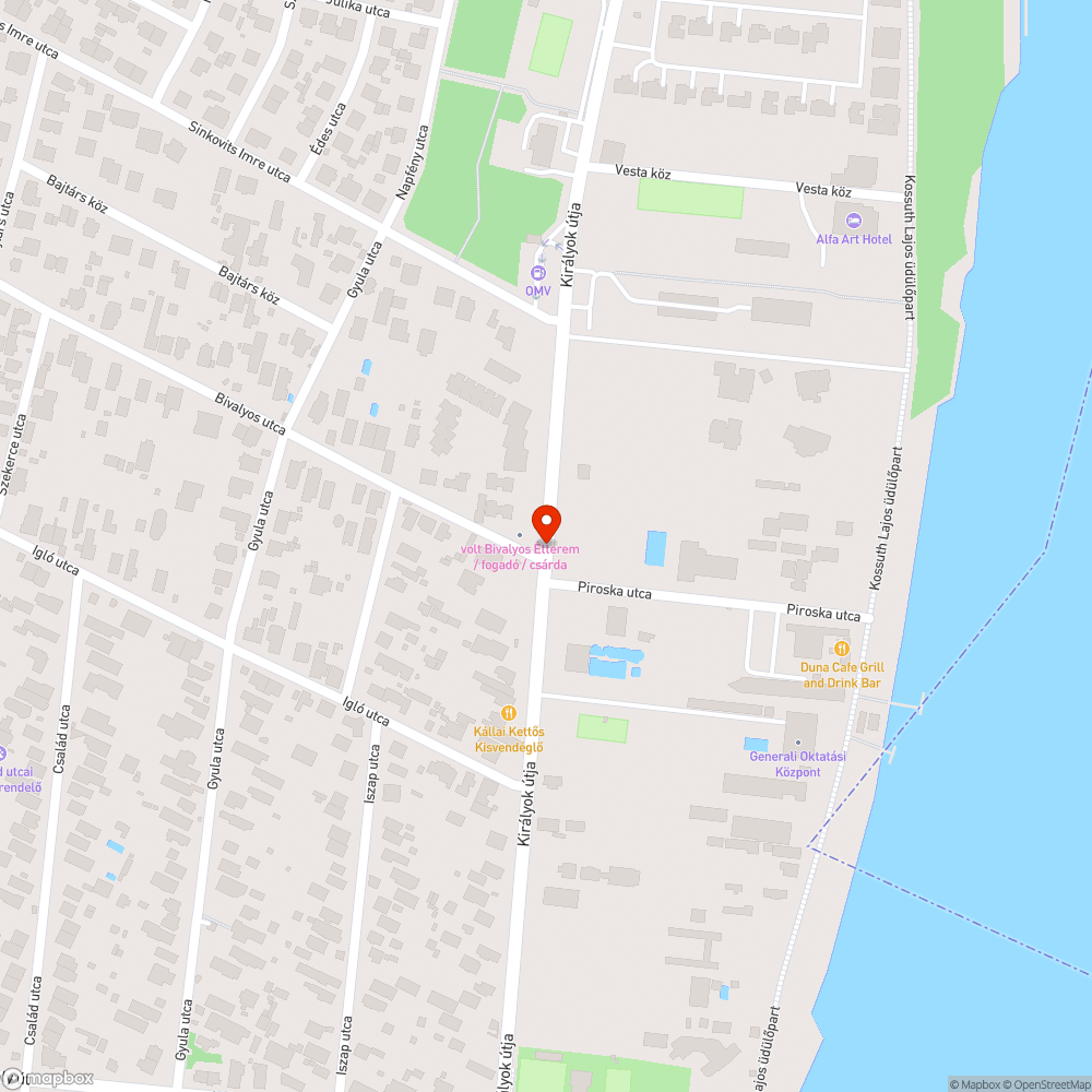 Kiégett lámpa bejelentés helye