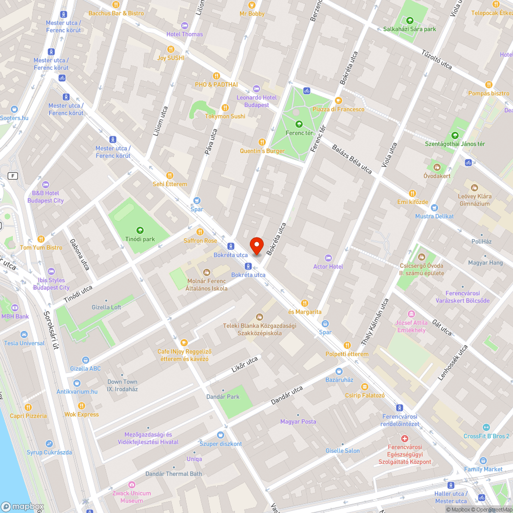 Csálé oszlop bejelentés helye