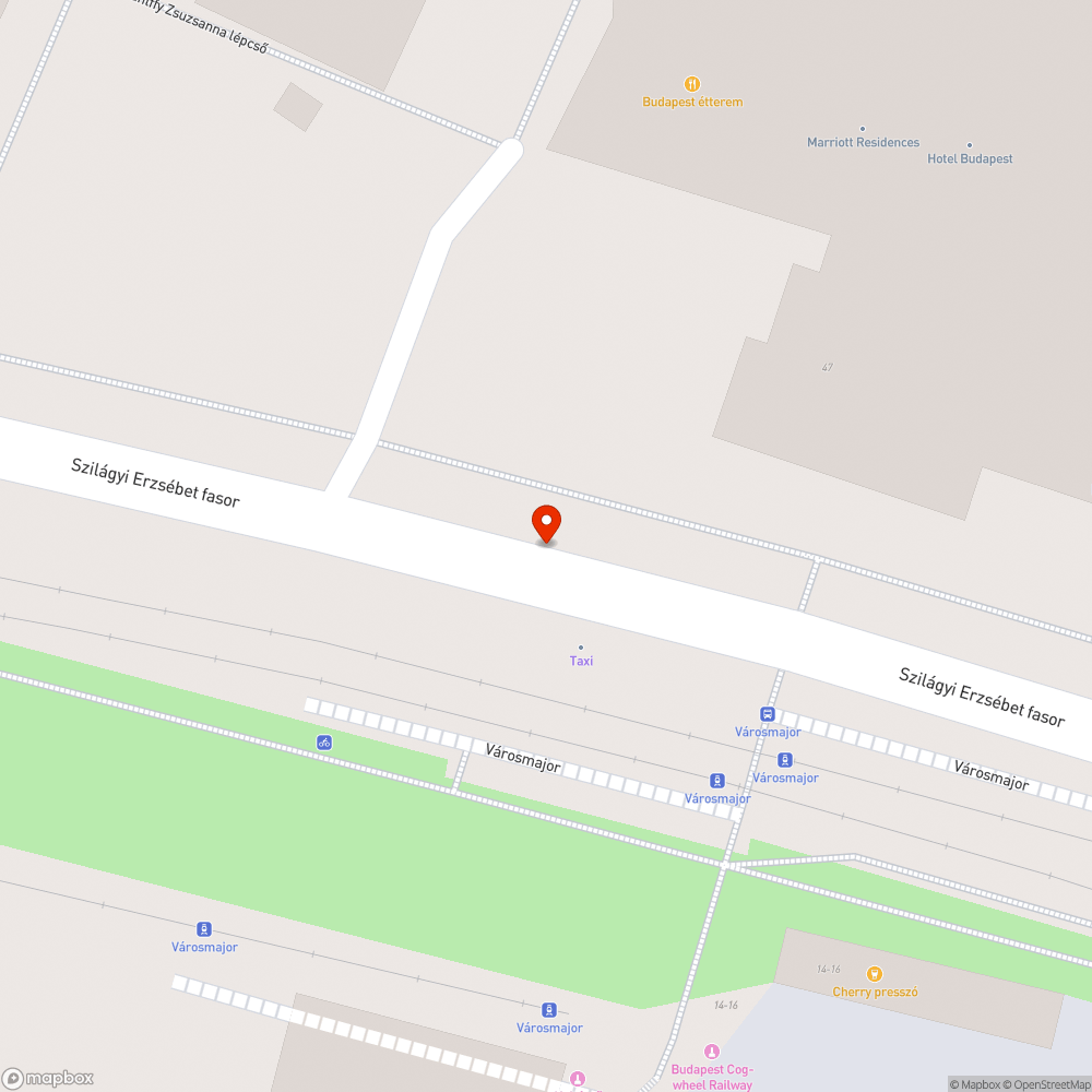 Mély kátyú a nyomvonalon bejelentés helye