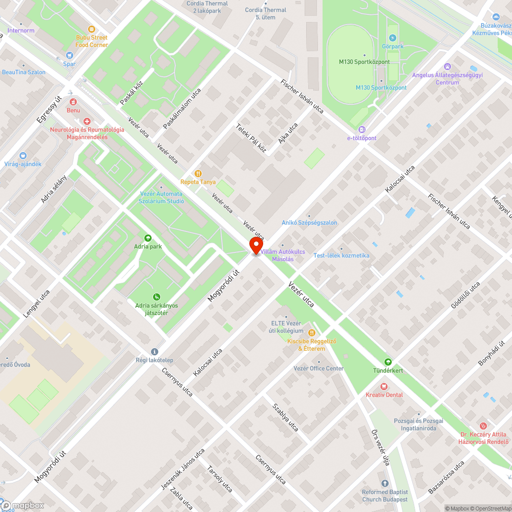 Nagy kátyú bejelentés helye