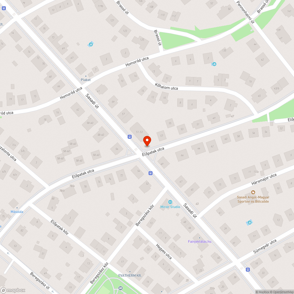 Kidöntött stoptábla az Előpatak-Sasadi sarkon bejelentés helye