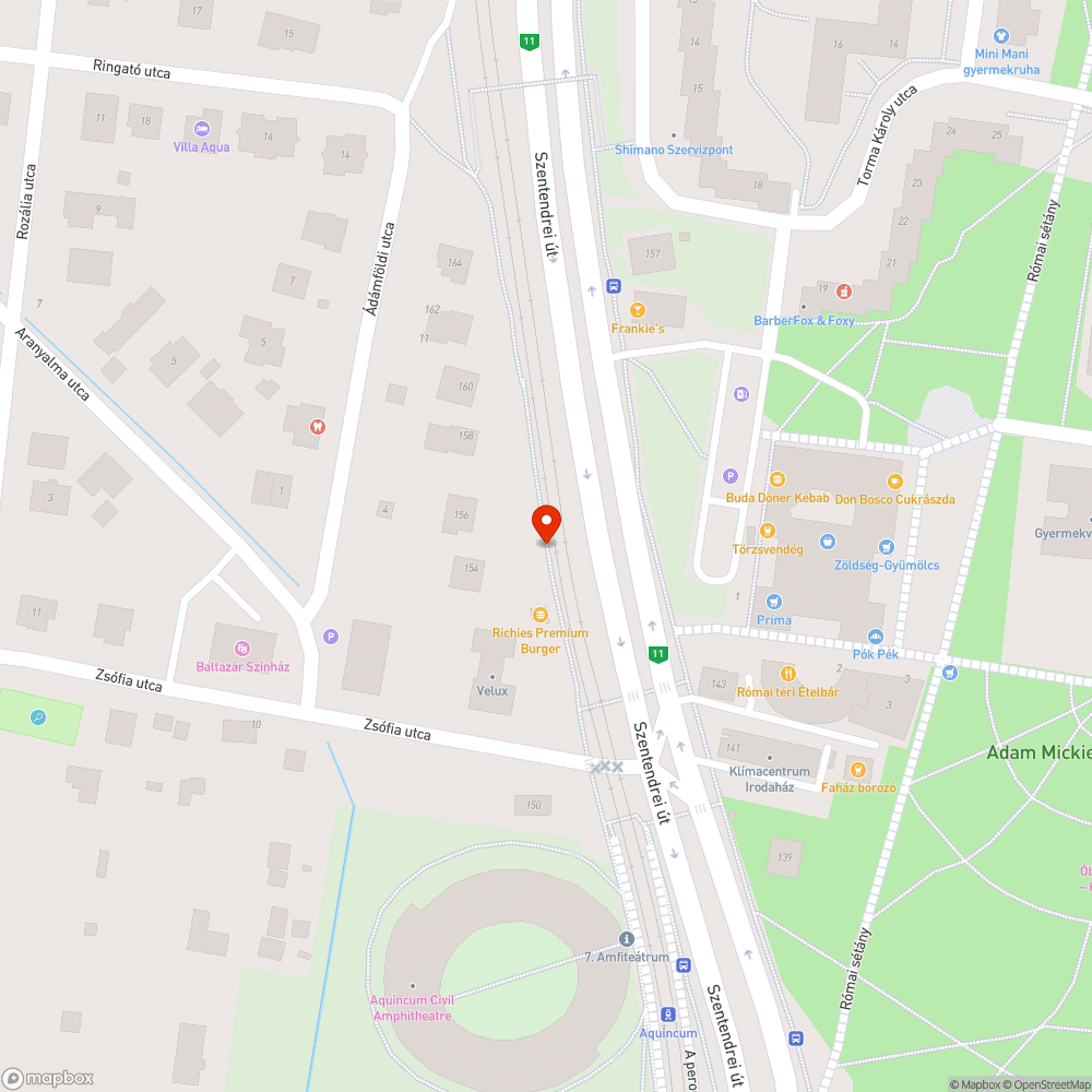 Kiégett lámpa bejelentés helye