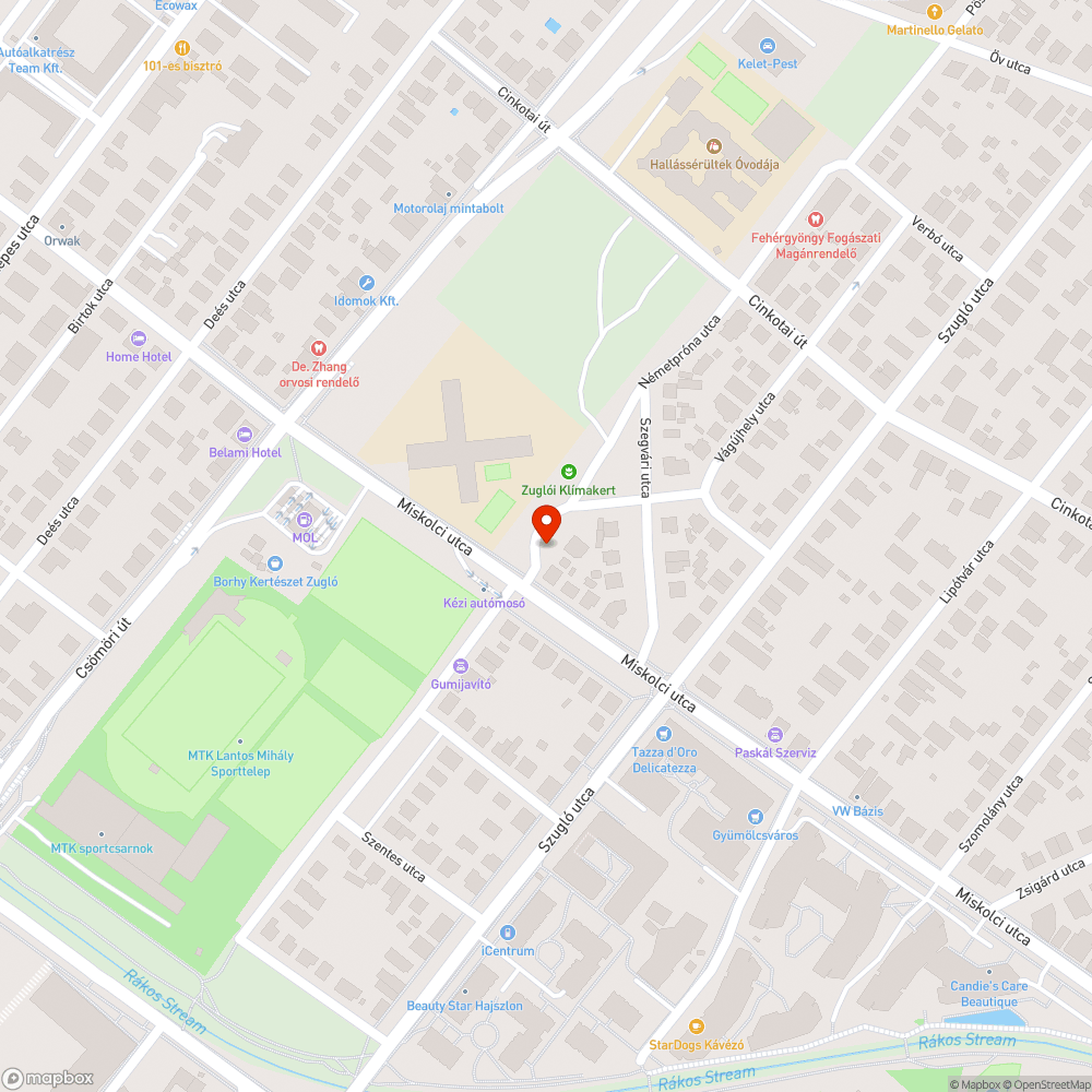 Illegális szemét lerakás bejelentés helye