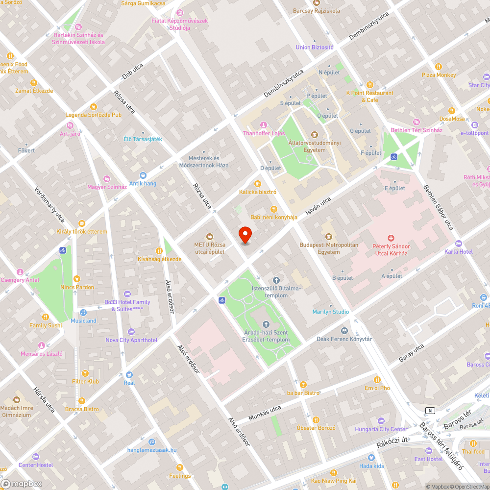 Szemét a fánál bejelentés helye