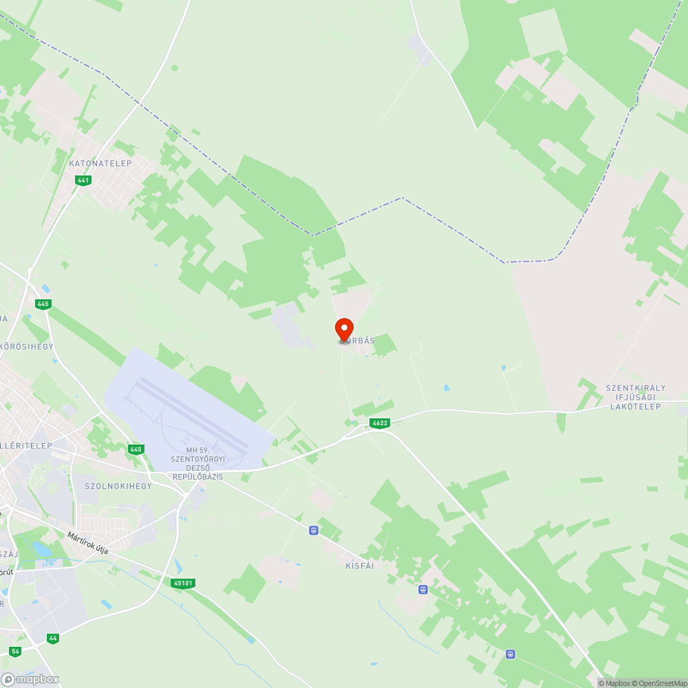 Járhatatlan belterületi út bejelentés helye