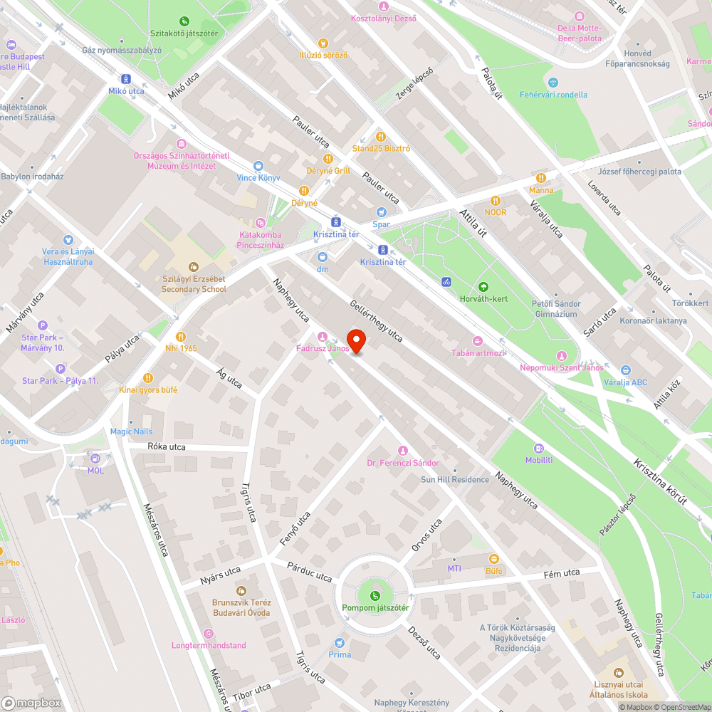 Sitt és felbontott járda bejelentés helye